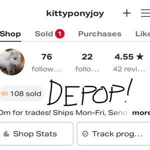 Depop account message me there for trades!